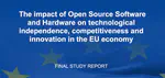 The impact of open source software and hardware on technological independence, competitiveness and innovation in the EU economy